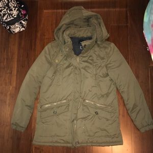 Forever 21 Army Green Winter Jacket